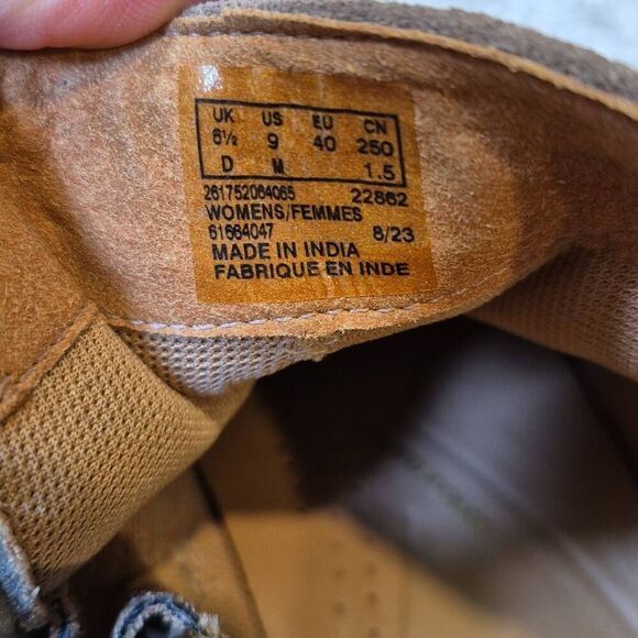 Clarks Nissini Top Waterproof Dark Taupe Suede Size 9 - Picture 5 of 8
